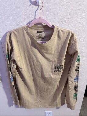 Parks Project National Parks Long Sleeve Pocket Tee Small NWT Adventure Shirt